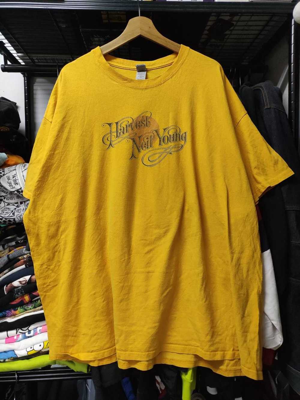 Band Tees × Rock Tees Neil Young Harvest Album Pr… - image 2
