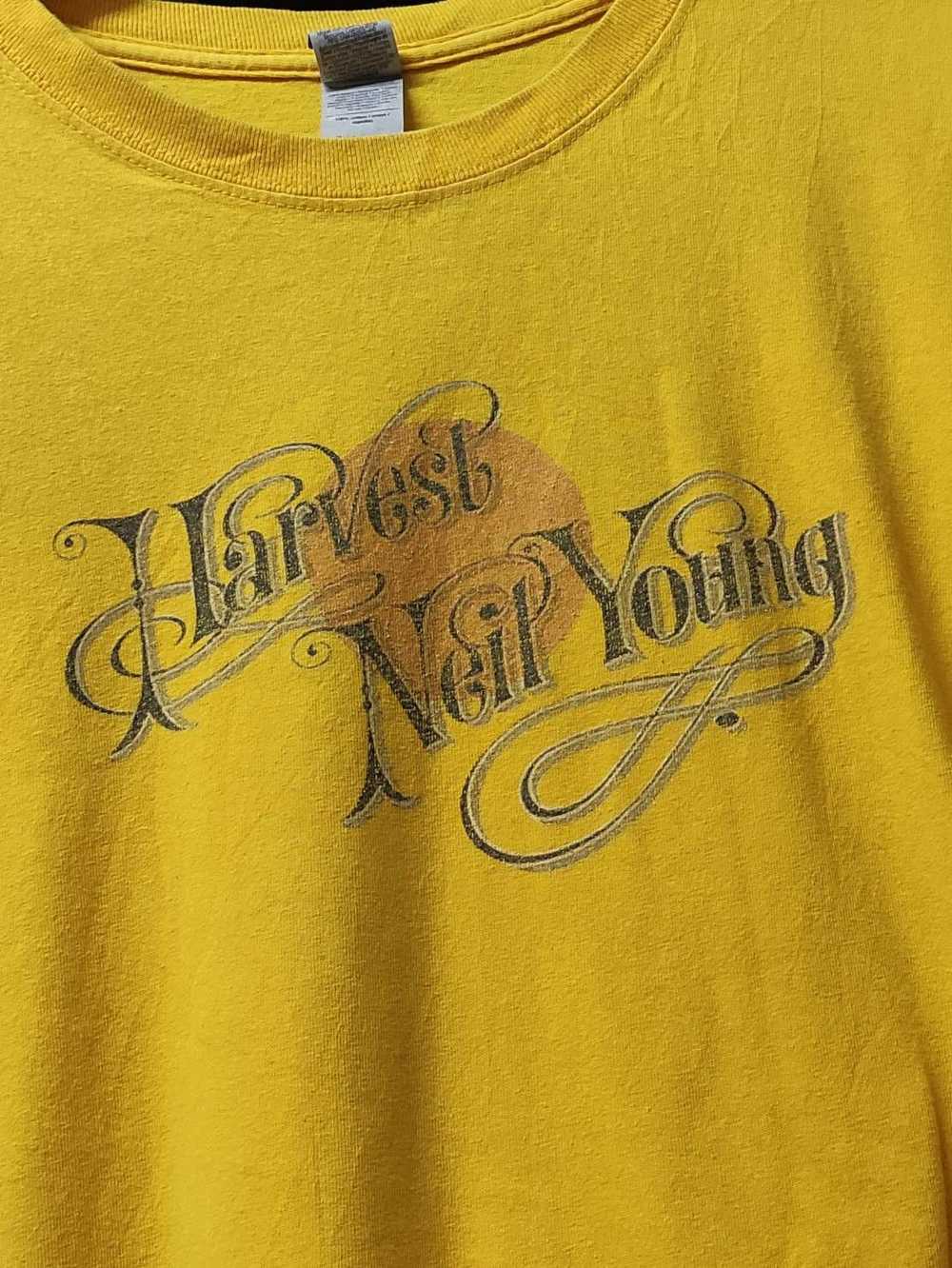 Band Tees × Rock Tees Neil Young Harvest Album Pr… - image 3