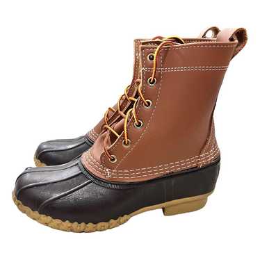 L.L.Bean Leather snow boots