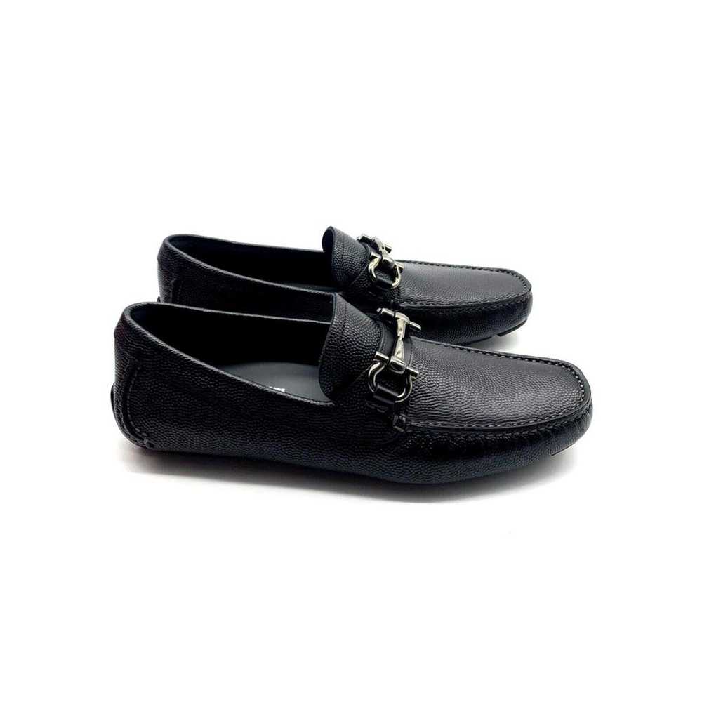 Salvatore Ferragamo Gancini leather flats - image 3