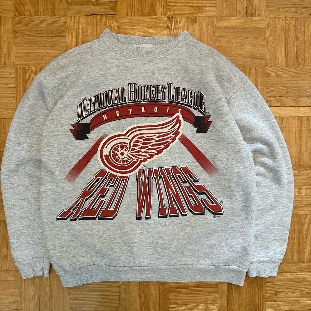 Logo 7 Vintage 90s Detroit Red Wings Logo7 sweats… - image 1