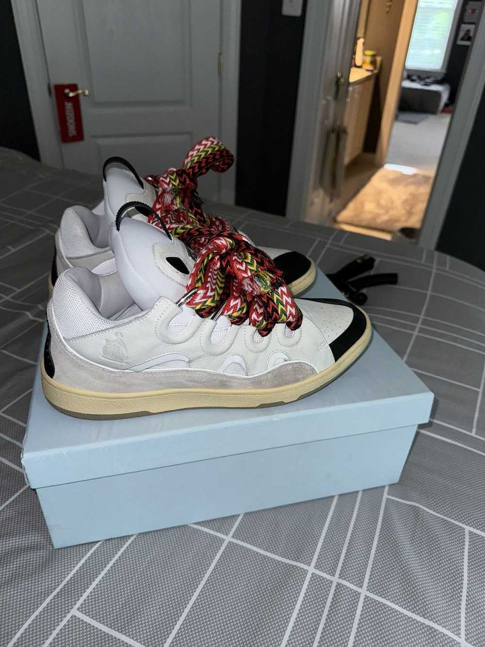 Lanvin Lanvin Curb Sneakers White Size 12 - image 2