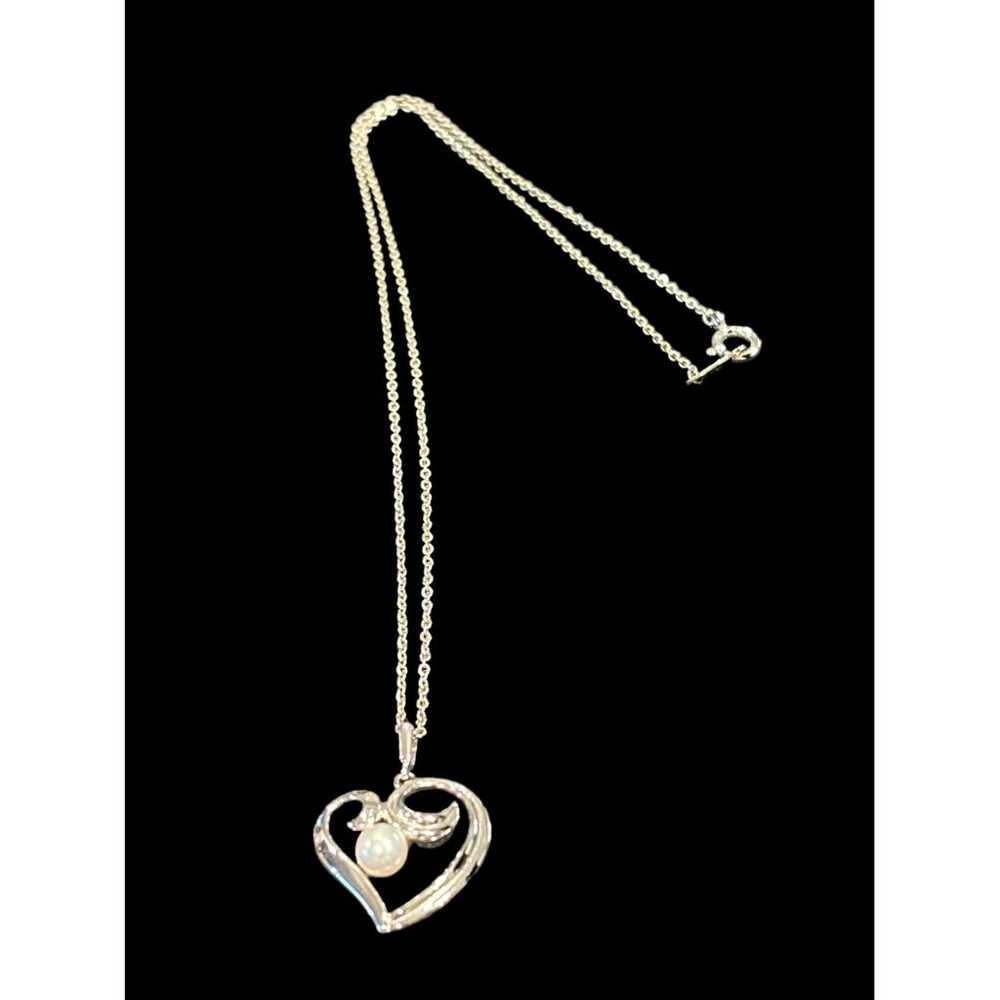 Mikimoto Silver necklace - image 4