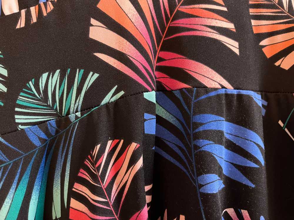 Karina Dresses Megan Dress - Black Tropical Palm - image 5