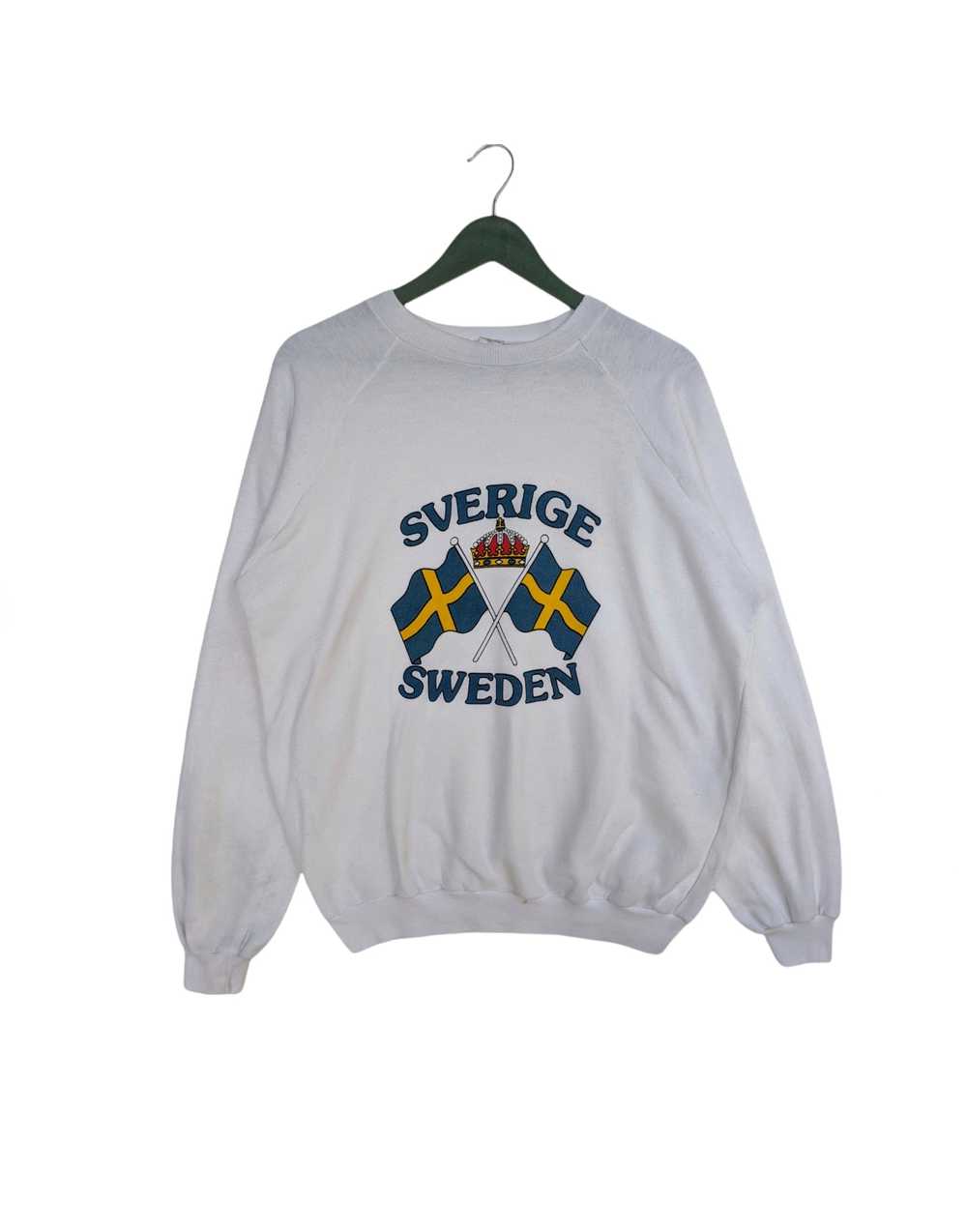 Vintage - Vintage Sverige Sweden Sweatshirt - image 1