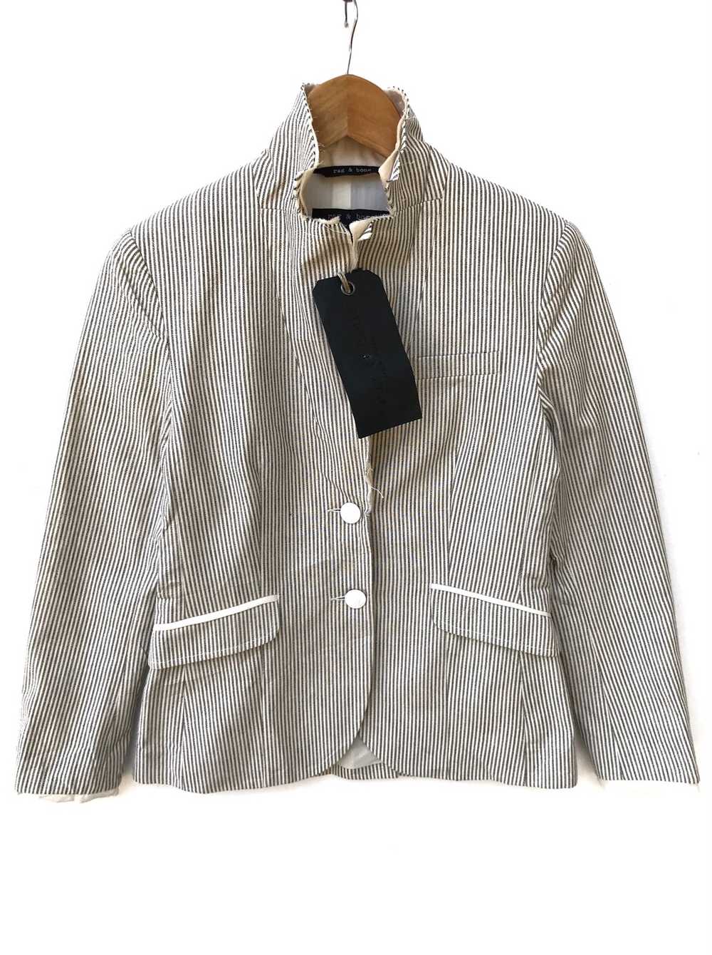 NWT Rag & Bone New York Stripes Hickory Light But… - image 2