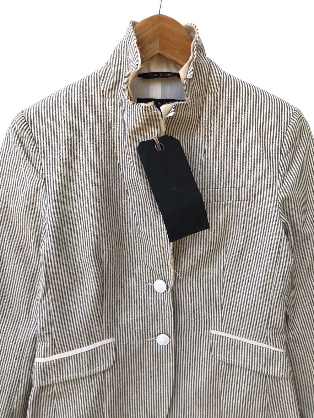 NWT Rag & Bone New York Stripes Hickory Light But… - image 4