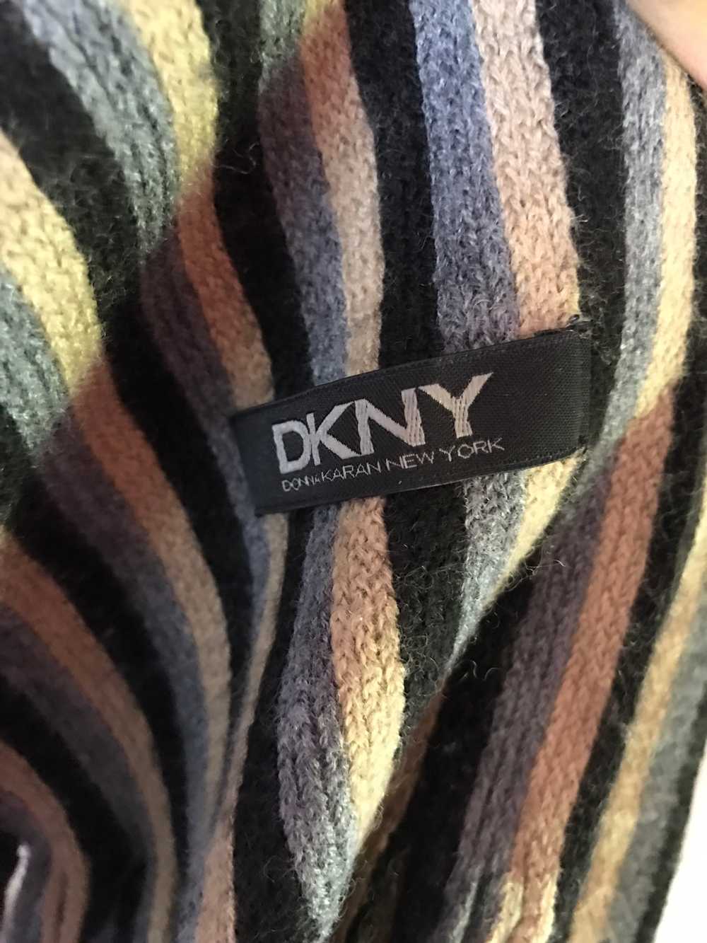 DKNY - DKNY DONNA KAREN NEW YORK WOOL NECK MUFLER… - image 2