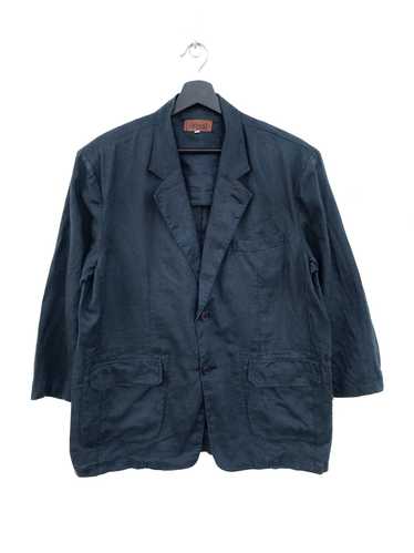 Missoni Sport Navy Blue Linen Light Jacket