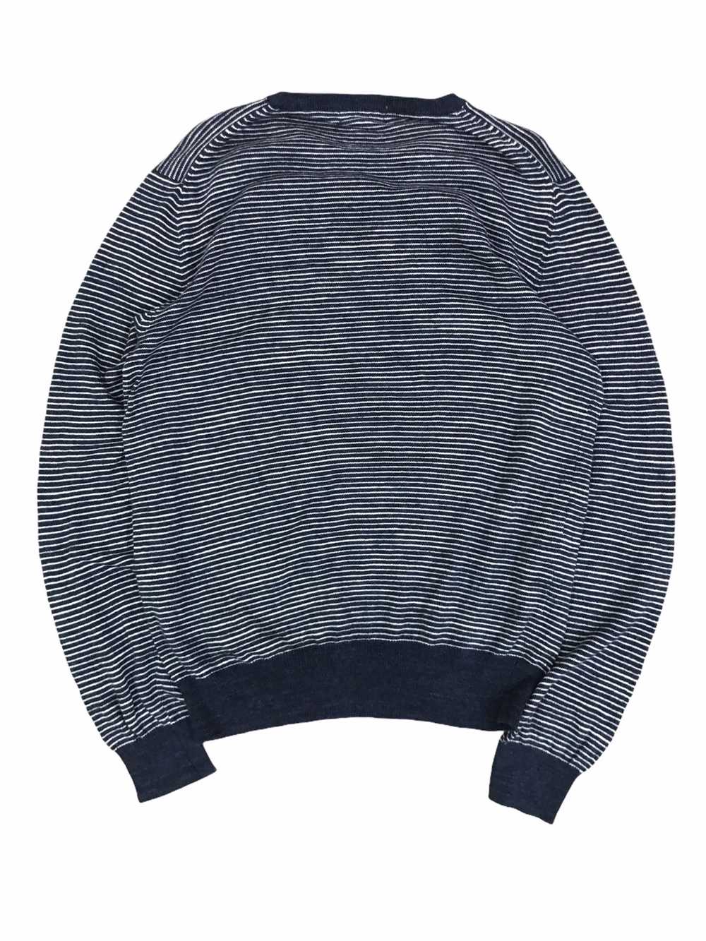 Japanese Brand - Back Number Stripes Grunge LS Sh… - image 2