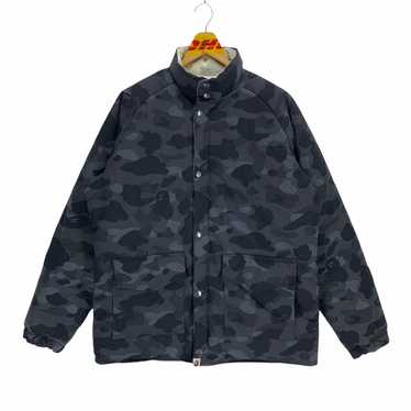 A BATHING APE® BAPE Reversible Puffer Jacket Blac… - image 1