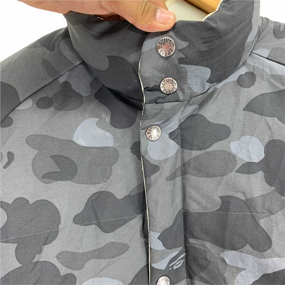 A BATHING APE® BAPE Reversible Puffer Jacket Blac… - image 2