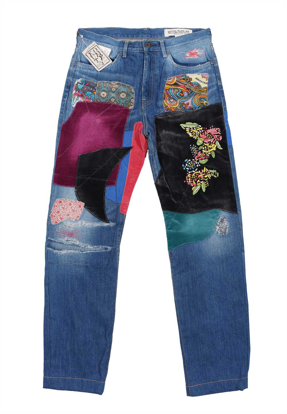 Kapital KAPITAL INDIGO PATCH DENIM W/ TAGS - image 1