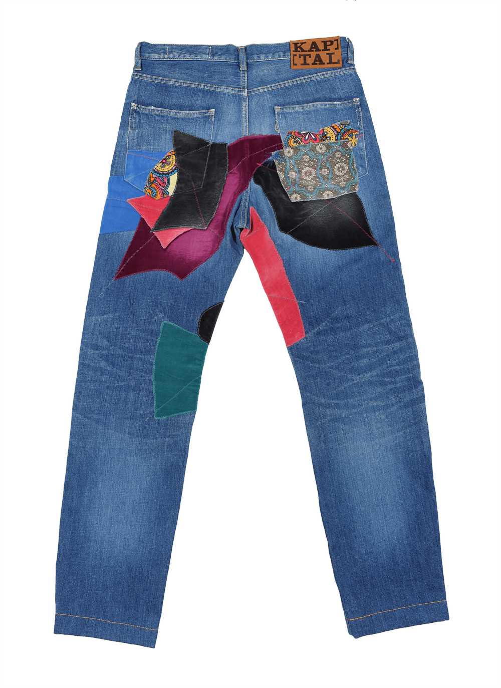 Kapital KAPITAL INDIGO PATCH DENIM W/ TAGS - image 2