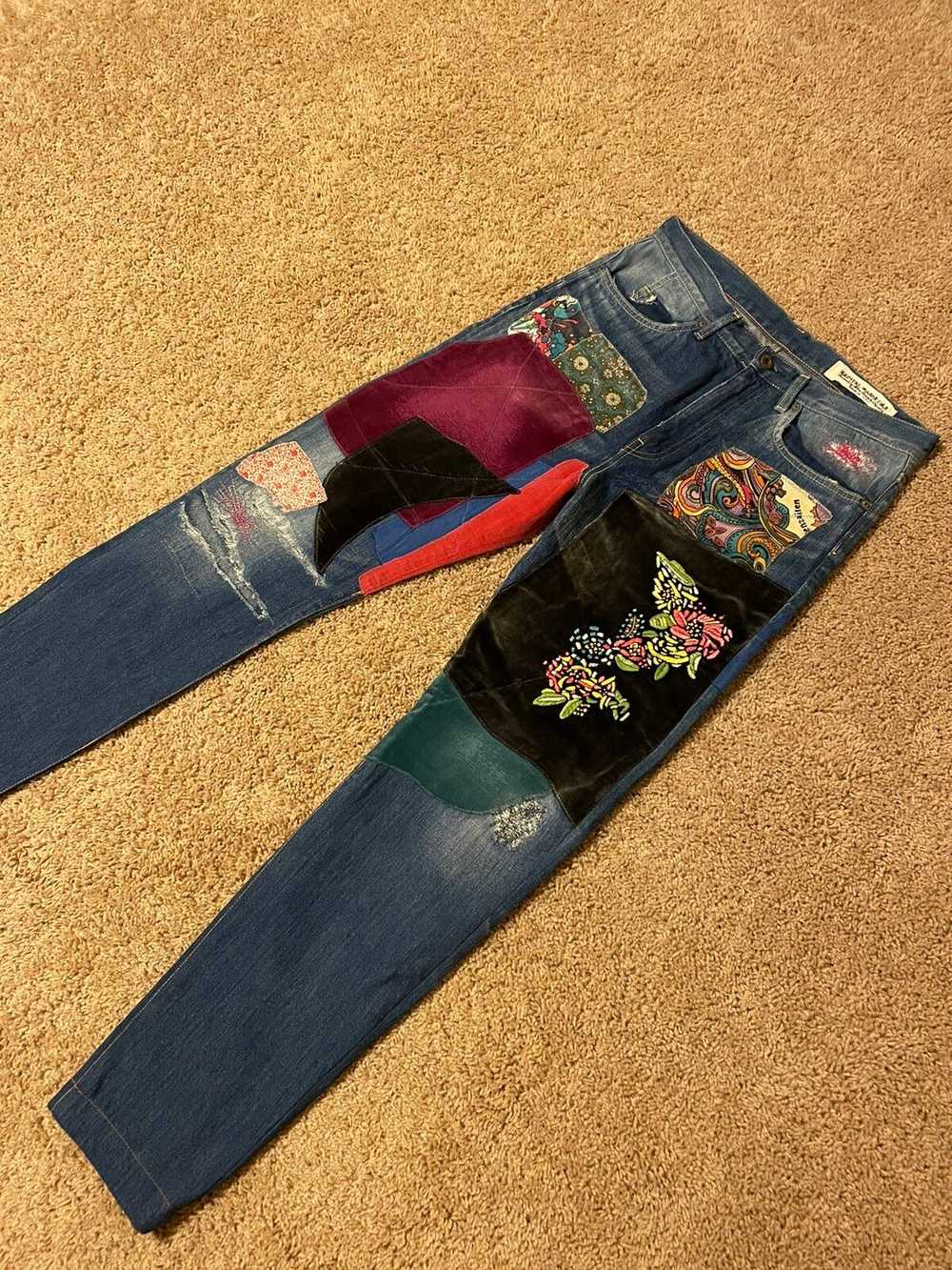 Kapital KAPITAL INDIGO PATCH DENIM W/ TAGS - image 4