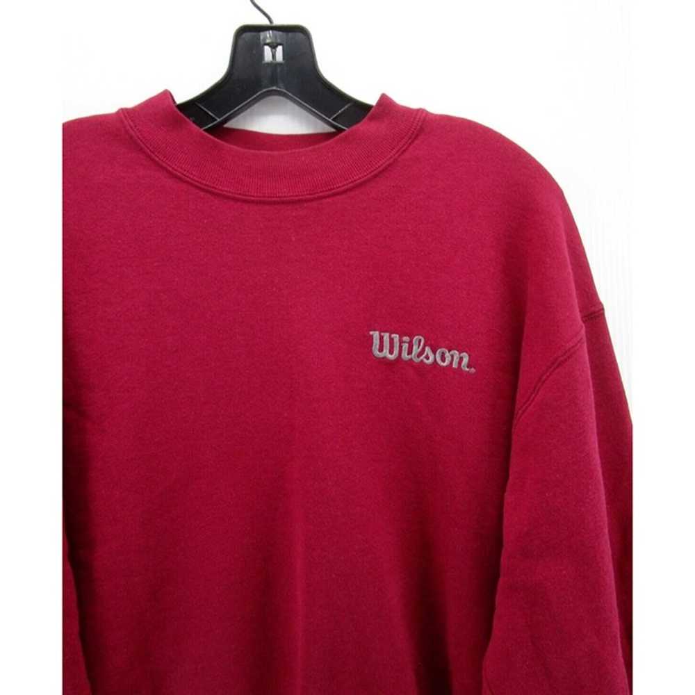 VINTAGE Wilson Sweatshirt Large Tall Pullover Cre… - image 2