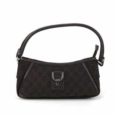 GUCCI Shoulder Bag 293583 Abby GG Canvas Leather … - image 1