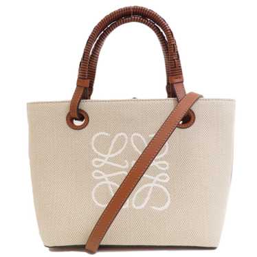 LOEWE Anagram Tote Handbag Calf/Jacquard Women's - image 1