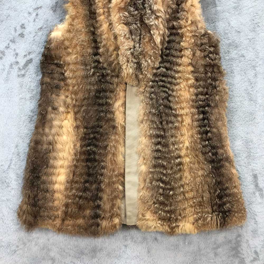 ISSEY MIYAKE Nice Design Faux Fur Long Vest #5943… - image 4