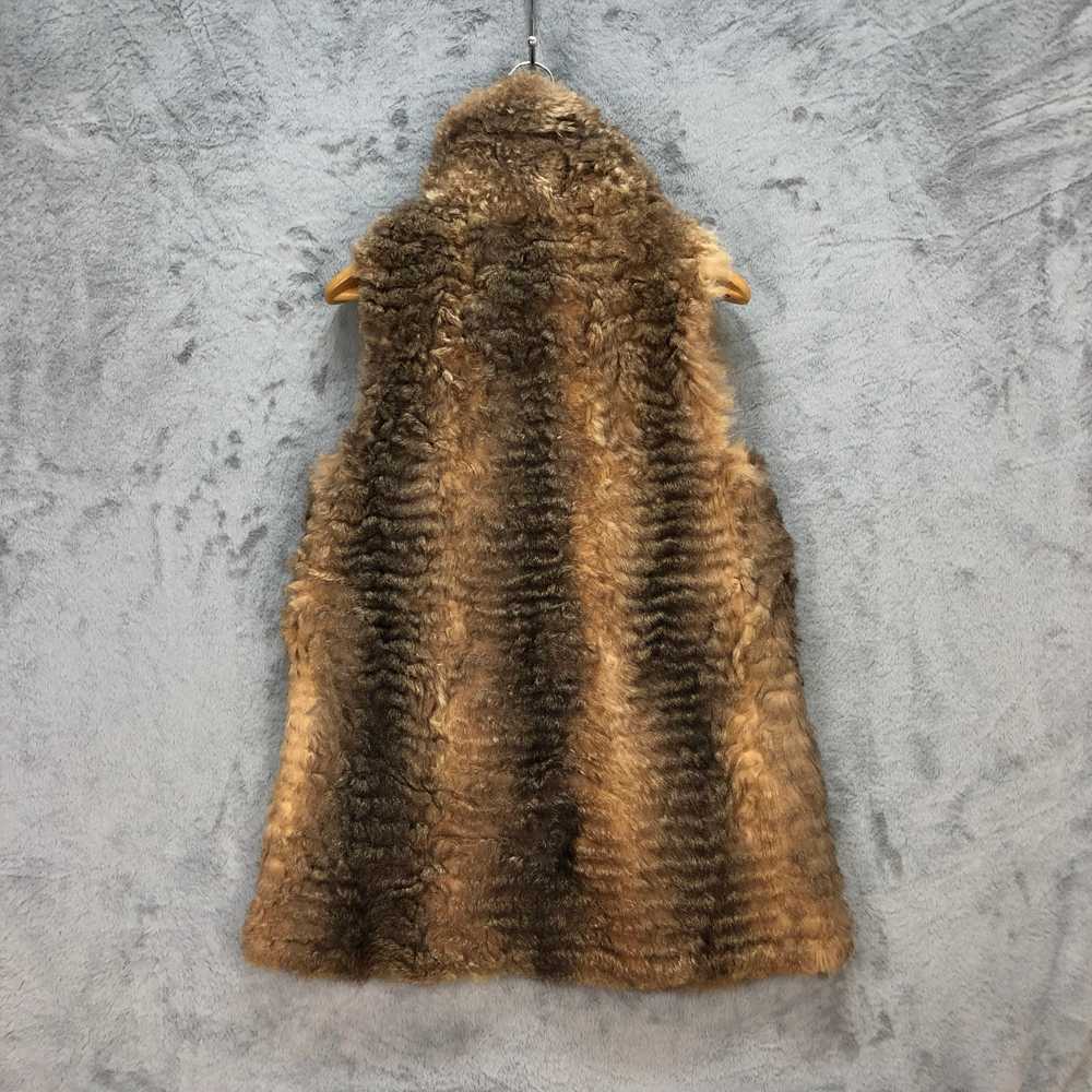 ISSEY MIYAKE Nice Design Faux Fur Long Vest #5943… - image 8