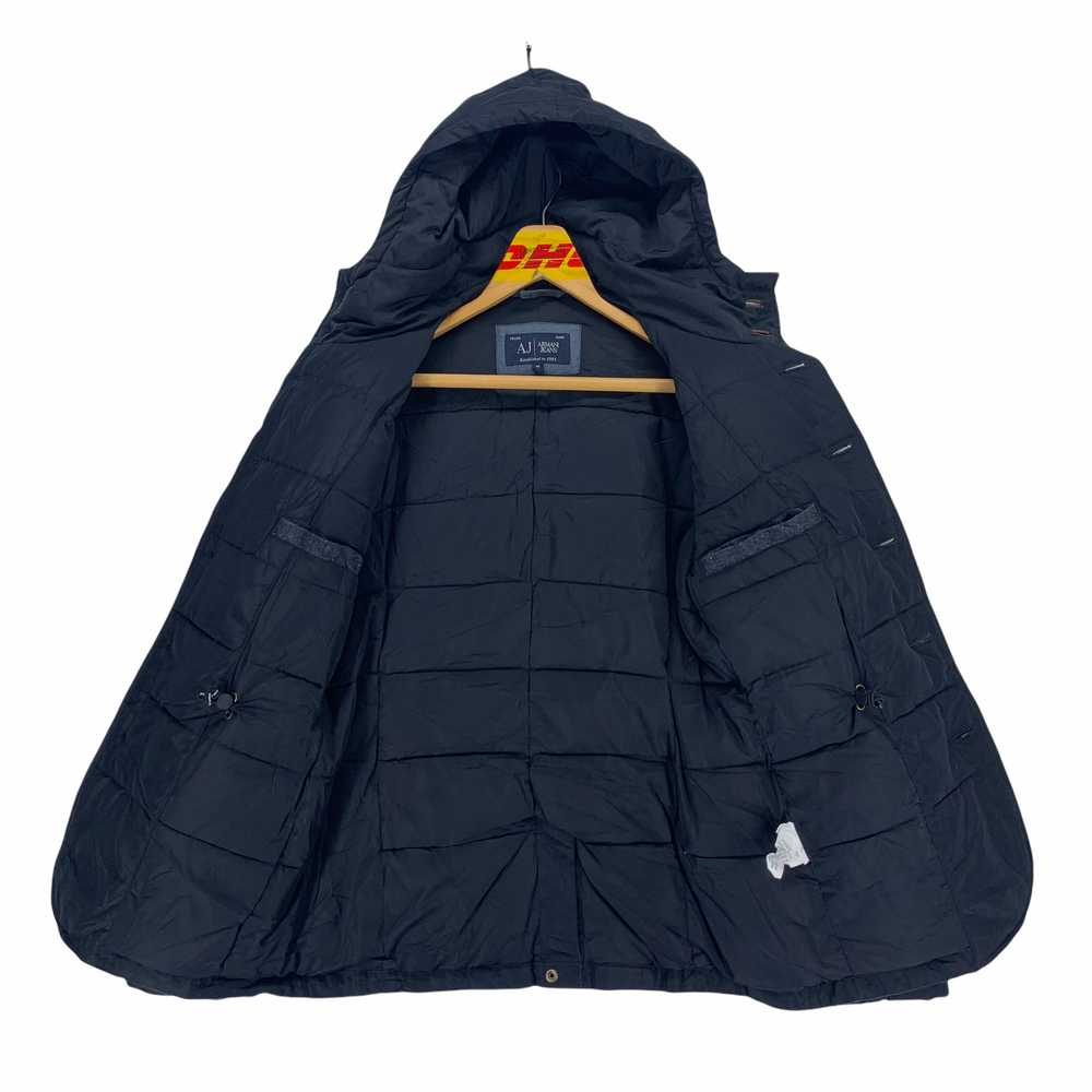 Armani - Armani Jeans Hooded Puffer Jacket / Down… - image 6