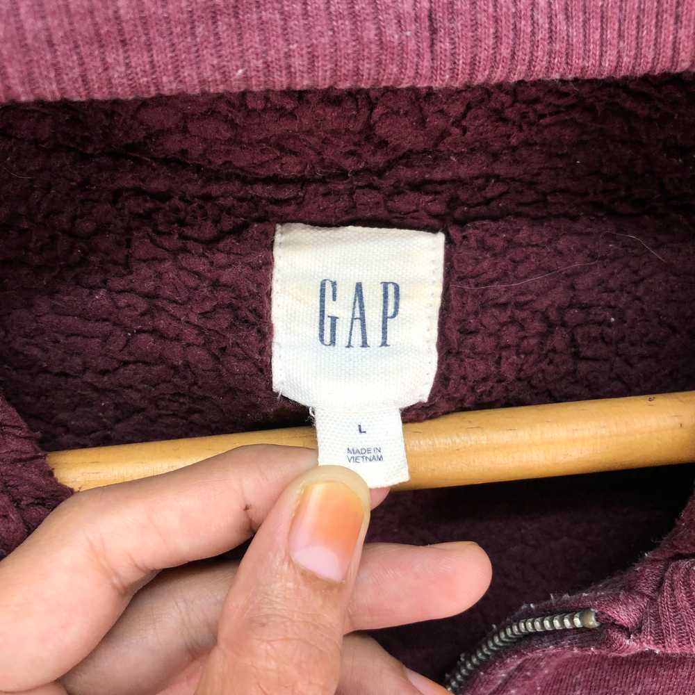 Gap - Gap Big Logo Maroon Zipper Hoodies #4589-160 - image 7