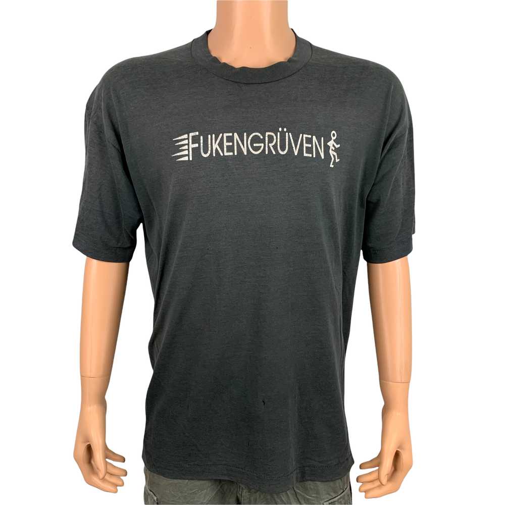 Vintage - TRASHED DISTRESS Vintage Fukengroven Te… - image 2