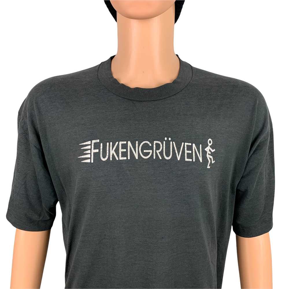 Vintage - TRASHED DISTRESS Vintage Fukengroven Te… - image 3