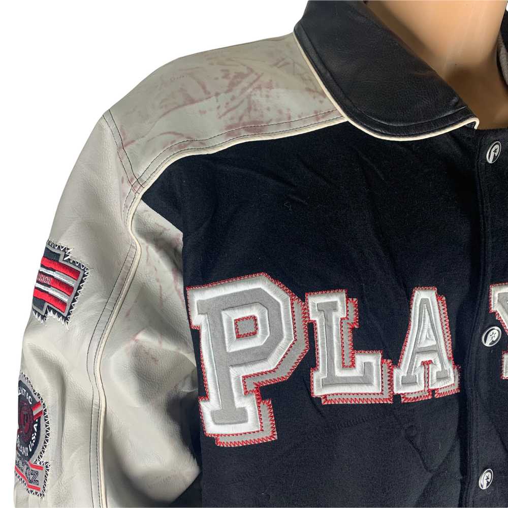 Streetwear - TRASHED Playerz 69 Big Logo Varsity … - image 3