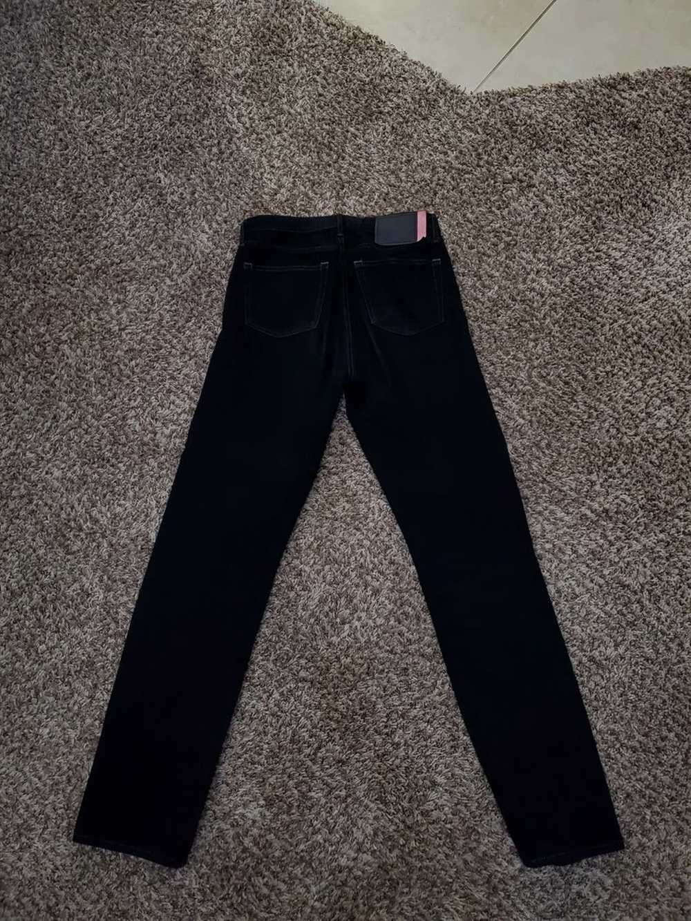 Acne Studios 1996 Black Overdyed Jeans 29x32 - image 2