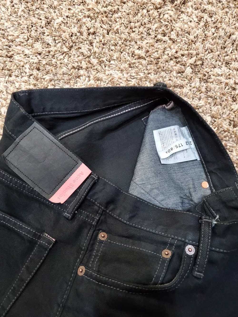 Acne Studios 1996 Black Overdyed Jeans 29x32 - image 4