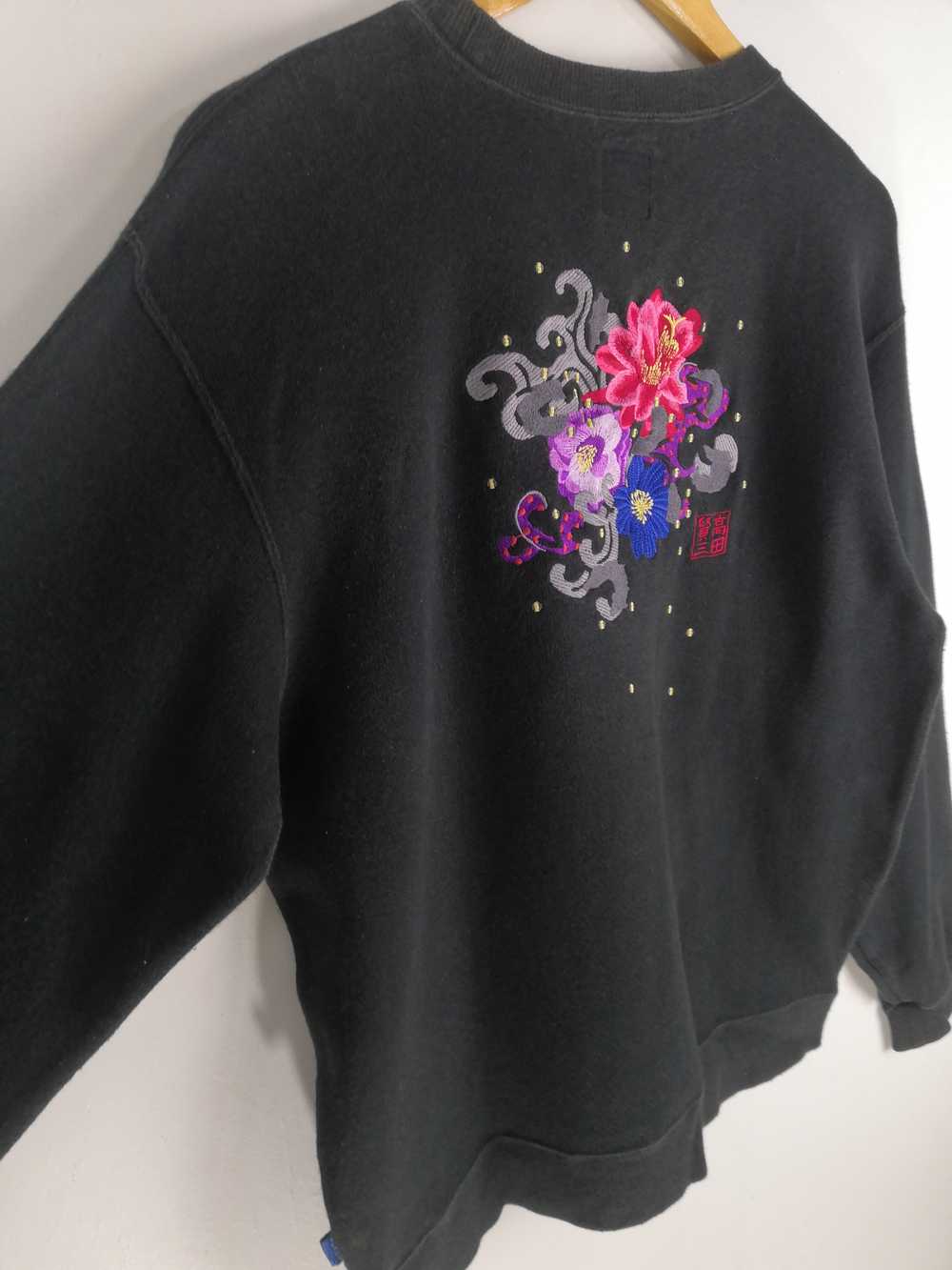 Vintage - Vintage Kenzo Sweatshirt Big Logo Art D… - image 3