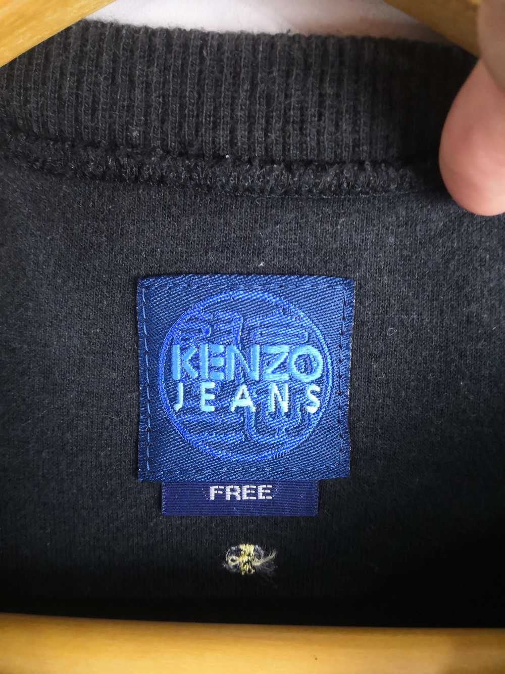 Vintage - Vintage Kenzo Sweatshirt Big Logo Art D… - image 4