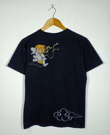 Japanese Brand - Vtg Sukajan Tee Colour Logo Embr… - image 1