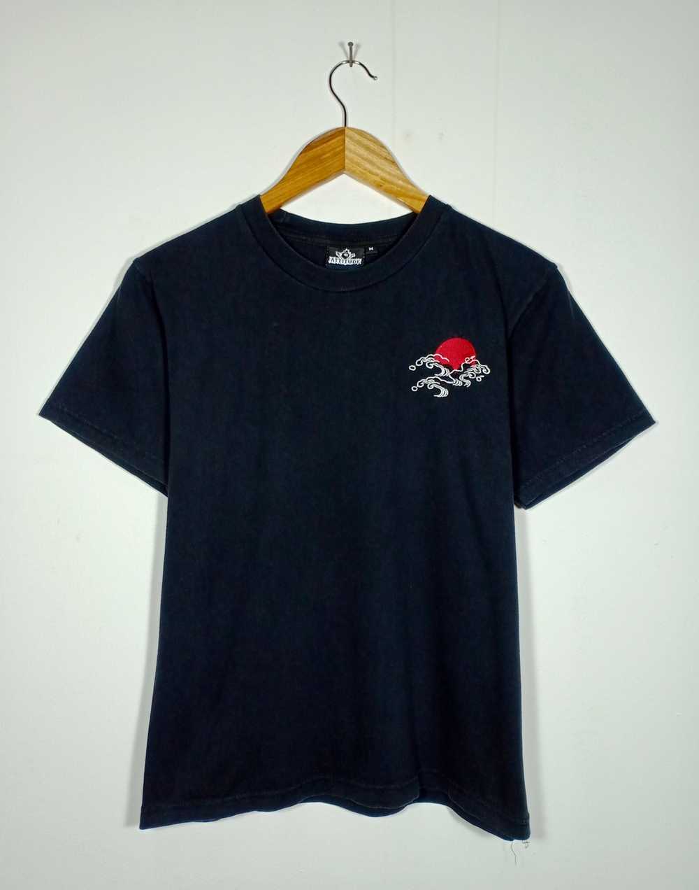 Japanese Brand - Vtg Sukajan Tee Colour Logo Embr… - image 4