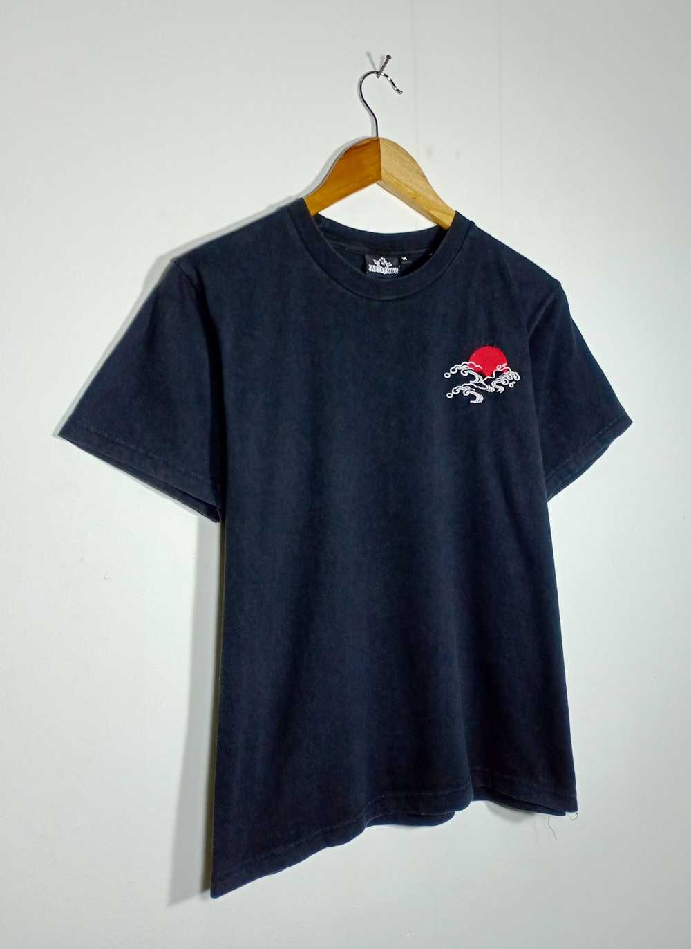 Japanese Brand - Vtg Sukajan Tee Colour Logo Embr… - image 5