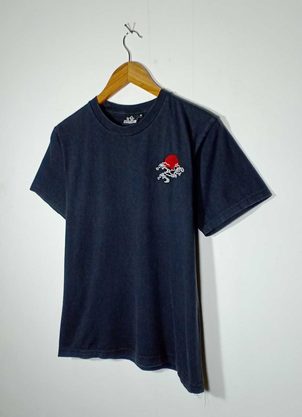 Japanese Brand - Vtg Sukajan Tee Colour Logo Embr… - image 6