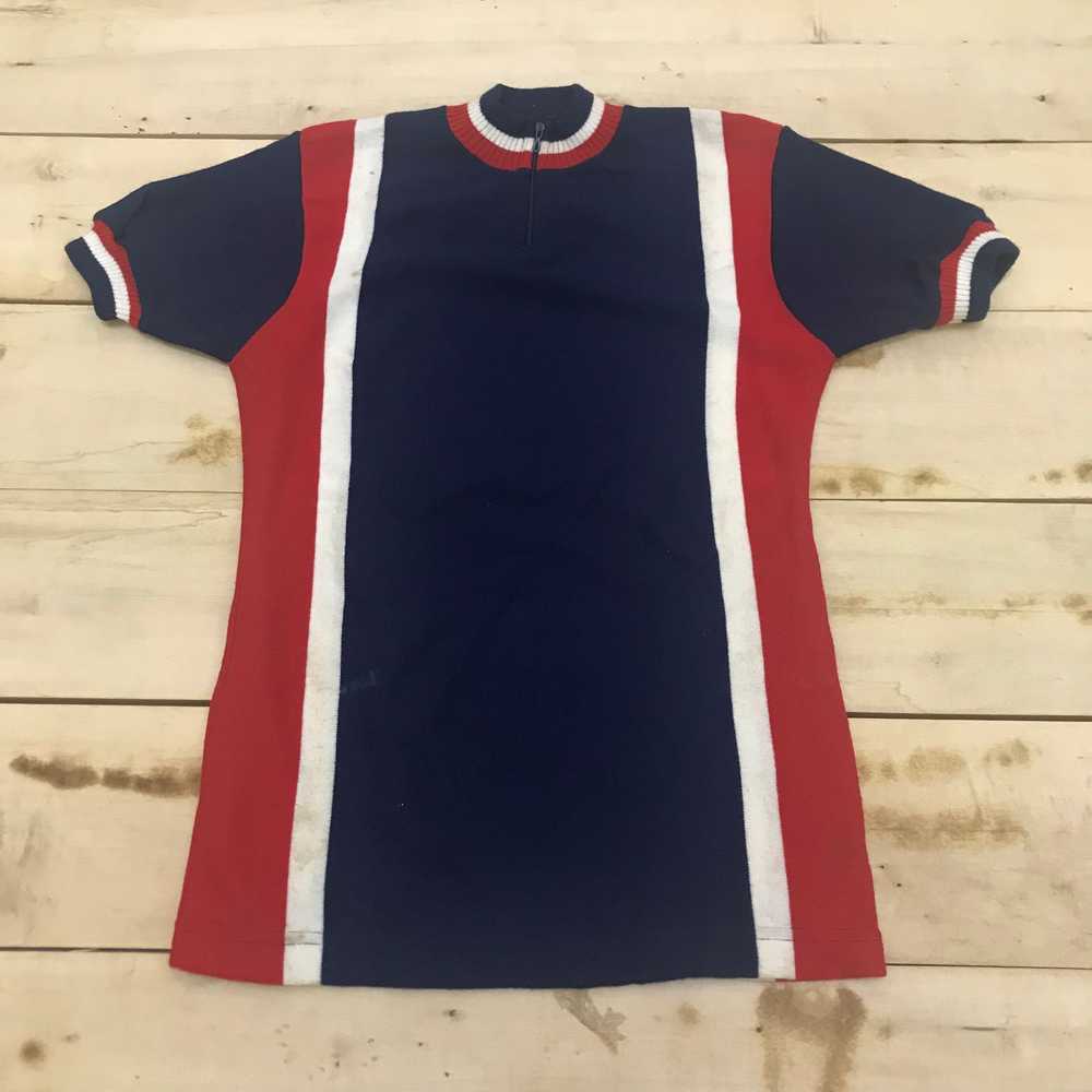 Cycle × Vintage I36 RARE! VTG French Cycling jers… - image 2
