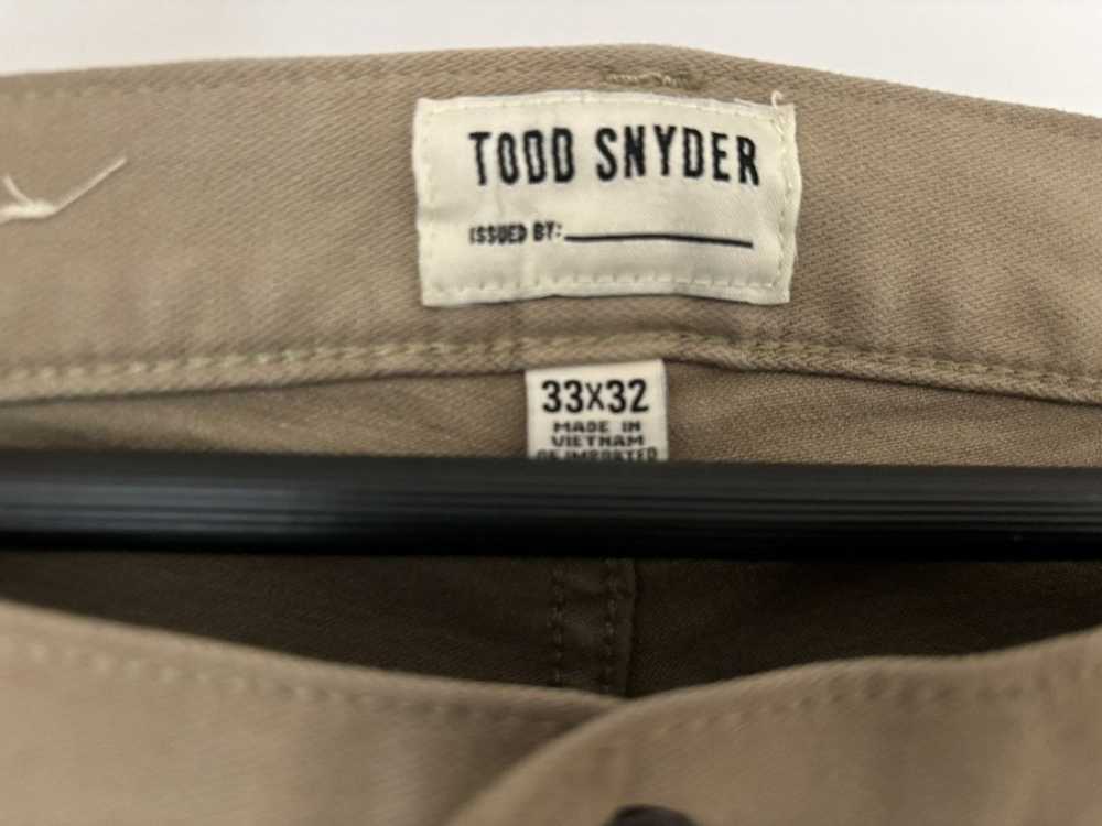 Todd Snyder SLIM FIT 5-POCKET CHINO IN CASUAL KHA… - image 3