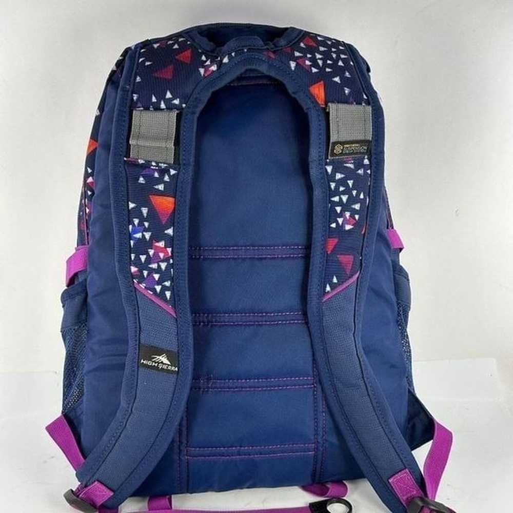High Sierra LOOP Backpack Blue Purple School Bag … - image 2