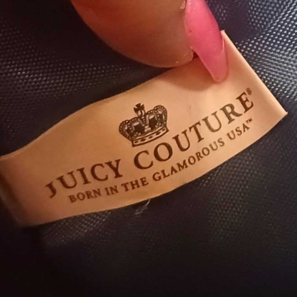 Juicy Couture Y2K Vintage Light Gray With Gold Em… - image 2