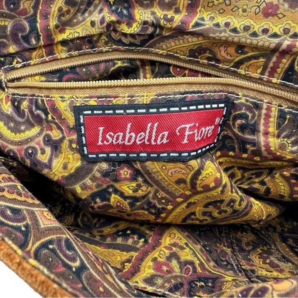 Vintage Boho Bohemian Isabella Fiore Leather Sued… - image 7