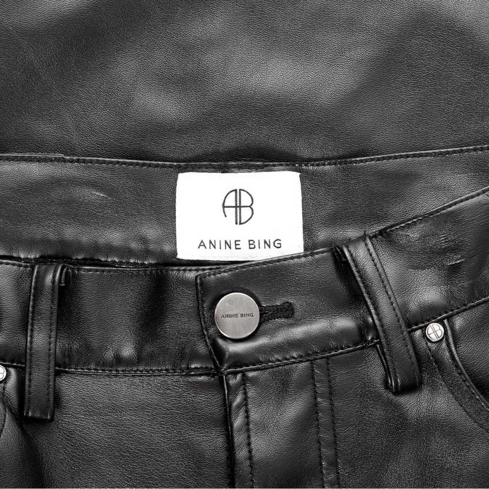 Anine Bing Vegan leather trousers - image 3