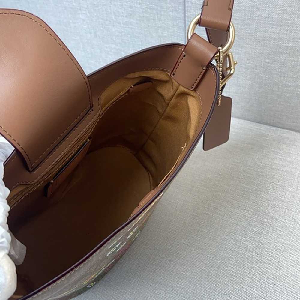 Coach Sophie Bucket Bag In Signature Canvas With … - image 7