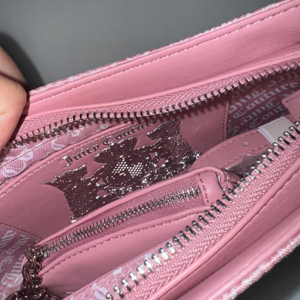 RARE HTF Juicy Couture Pink Lauren Script Handbag… - image 2