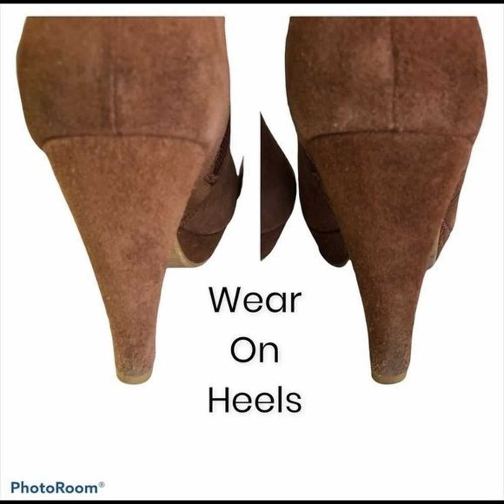 Eva&Zoe Womens Y2K suede platform heeled booties … - image 5