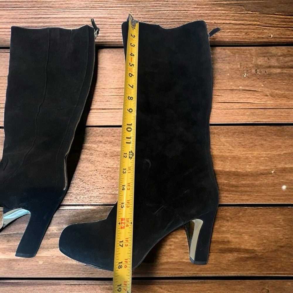 Nine West Suede Women’s Size 9.5 Boots Black Tall… - image 5