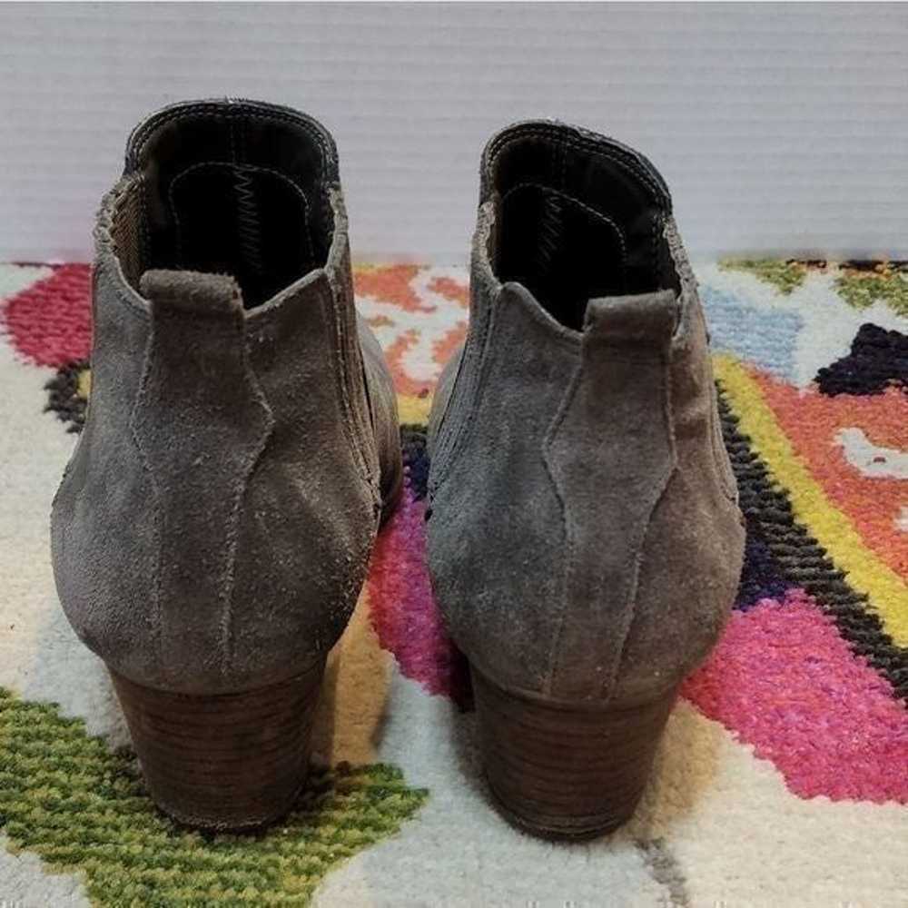 Crown vintage suede leather booties size 9 - image 6