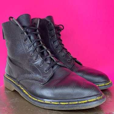 Dr. Martens Black Leather Pointy Toe Lace Up Boot… - image 1
