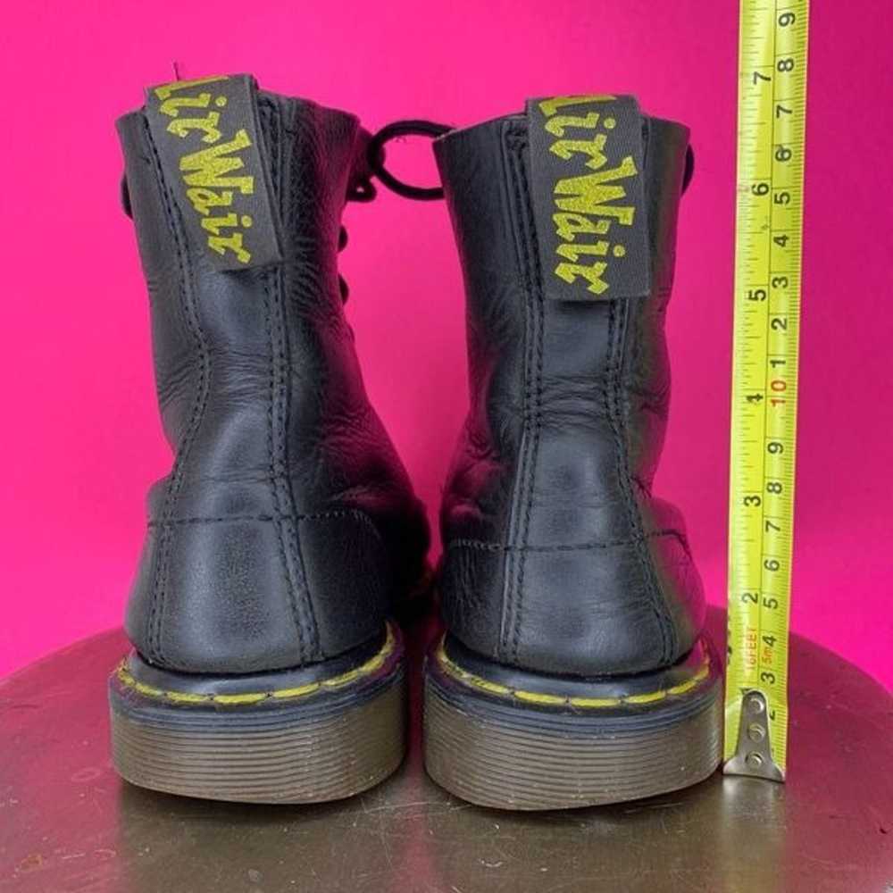 Dr. Martens Black Leather Pointy Toe Lace Up Boot… - image 4